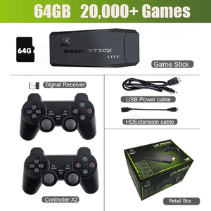 2026 New M8-4K Video Game Pad RK3032 Wireless Game <strong>Consoles</strong> <strong>Handles</strong> for Family Fun Support Large-Scale Games MD SFC PS1 TV Stick - Product Image 6