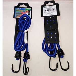 Elastic Rope With <b>Hooks</b> 8Mm X 80Cm 2Pc For Tie Downs - Product Image 1