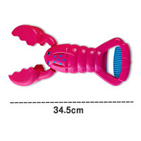 Mignon Carton Homard Forme Boule De Neige Maker Drôle Neige Ensemble Jouet Offre Spéciale En Plein Air Hiver En Plastique Enfants Neige Outils