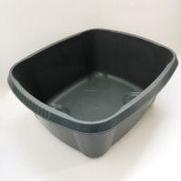 Bassin de lavage de la vaisselle, capacité de 10.5l, meilleur bac à aliments, filtre d'évier, tube épais rectangulaire, en plastique