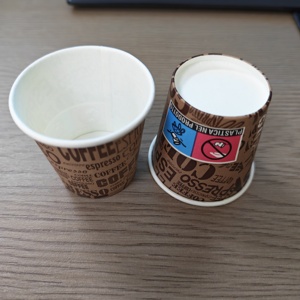 Gobelets à café personnalisés de 16 oz avec logo, jetables, portables, pour boissons chaudes, thé au lait, gobelets en papier avec couvercles - Product Image 4