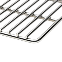 Kit de 2 grilles de barbecue jetables en acier inoxydable antiadhésives pour extérieur, résistantes à la chaleur et écologiques