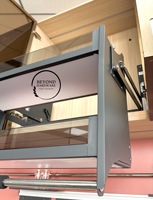 Cozinha modular Space Saving Kitchen Cabinet Lift up Down Hardware Cozinha Elevador Cesta De Vidro Elevador Hidráulico Moderno B01.600