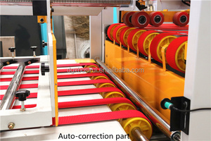 Máquina de encolado de cartón corrugado semiautomático, máquina de encolado de cartón corrugado - Product Image 5