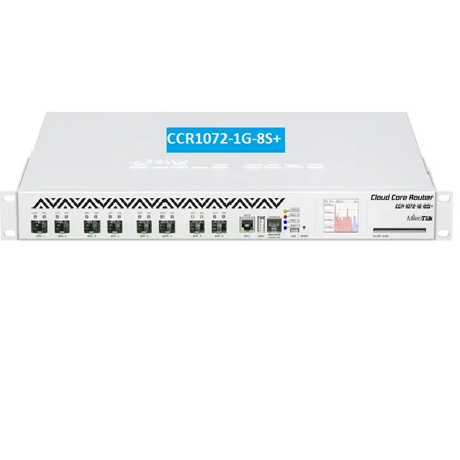 Router Ethernet Gigabit Mikrotik CCR1072-1G-8S + Router Core Cloud