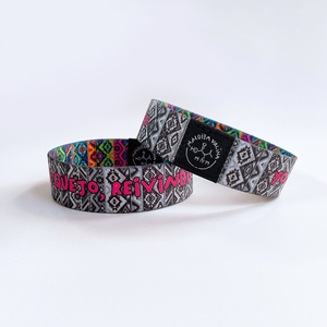 Bracelets de fête personnalisés en ruban élastique NFC FM1108 Ntag 213 Ntag 215 Ntag216 Bracelets imprimés Bracelets de couple <span class=keywords><strong>totwoo</strong></span> - Product Image 5