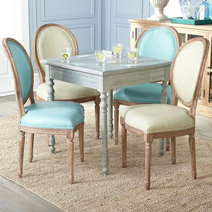 Chaise de salle à manger en tissu de style américain en bois massif, mobilier de maison mobile pour hôtel et <span class=keywords><strong>restaurant</strong></span> - Product Image 1