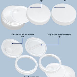 Custom 150g Skin Care <b>Plastic</b> <b>Packaging</b> Wet Compress Cotton Jar Facial Mask Eye Mask for Makeup Remover - Product Image 3