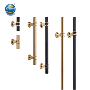 Modern Minimalist T-shaped <strong>Door</strong> Handle for Cabinets American <strong>Black</strong> Gold Wardrobe Handle for Drawers Dressers Bedrooms Warehouses - Product Image 3