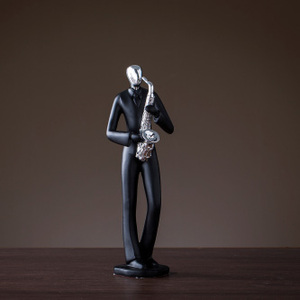 Hiện Đại Trang Trí Nội Thất Thiết Lập Nhựa Màu Đen Thủ Công Mỹ Nghệ Đồ Trang Trí Gốm Đối Tượng Cho Nhân Vật Nội Thất Trang Trí Nội Thất Khác Các Đối Tượng Trang Trí - Product Image 4