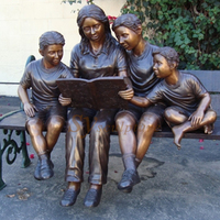 Sculpture familiale en bronze de grande taille, artisanat pur en métal de haute qualité, art déco, sculpture en bronze, sculptures de femmes et d'hommes, statue