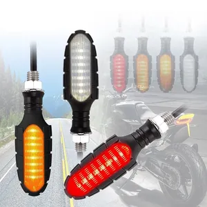 Đèn LED báo hướng thông dụng cho xe máy Đèn báo rẽ đèn tín hiệu dừng đèn nhấp nháy Đuôi Sau đèn nháy đèn DRL