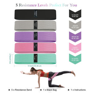 Bandas <span class=keywords><strong>de</strong></span> Resistencia para Glúteos <span class=keywords><strong>de</strong></span> Alta Calidad, Bandas Elásticas Antideslizantes para Ejercicios <span class=keywords><strong>de</strong></span> Gimnasio, Juego <span class=keywords><strong>de</strong></span> Bandas <span class=keywords><strong>de</strong></span> Resistencia Anchas - Product Image 2