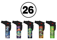 Mini torche à jet, briquet à cigare, gaz butane pour cuisine, design moderne, durable, écologique, en plastique, rechargeable, pour barbecue, cigarettes, camping