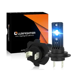 LUXFIGHTER ชุดแปลงไฟรถยนต์ Led,ชุดแปลงไฟรถยนต์ H4 K H13 9004 6500 80W ขนาดเล็ก