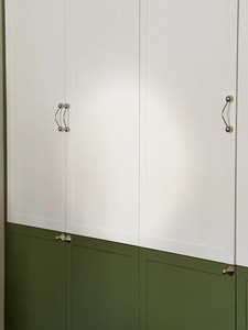 French Zinc Alloy Wardrobe Dresser <b>Drawer</b> Cabinet Door Handles <b>Silver</b> Durable for Apartment Kitchen Bedroom Bathroom Living Room - Product Image 3