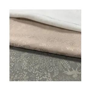 2024 Newest Shaoxing Factory 97%T 3%SP Acetate Fabric With Forest Design And Good Stretch For Women's Evening Dresses