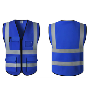 เสื้อกั๊กโพลีเอสเตอร์พร้อมกระเป๋าเสื้อกั๊กผ้าโพลีเอสเตอร์ทัศนวิสัยดีใช้ได้หลากหลายแบบใหม่ - Product Image 4