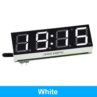 3 in 1 LED RX8025T Modul Jam Digital Suhu Tegangan DIY Termometer Waktu Voltmeter DC 5-30V untuk