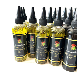 Huile de Sérum à la Marque Privée, Romarin et Batana Bio pour la Croissance Rapide des Cheveux des Femmes Noires aux Cheveux Bouclés ou Secs - Product Image 2