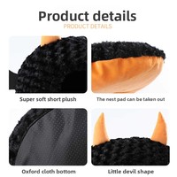Lit pour chat en forme de démon, fermé, toutes saisons, chaud, type grotte/nid, apaisant, pour l'hiver, pour chats d'intérieur, vente en gros