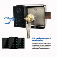 Wasserdichtes Elektronisches Fingerabdruck-Passwort-Schloss aus Legierungsstahl für Stahl-/Holz-/Aluminiumtüren mit Tuya TTLock App-Unterstützung