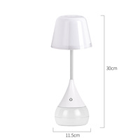 Gradateur tactile lumière froide de luxe luminosité base liquide pailletée RVB décoration enfant hôtel lampe de bureau LED en forme de parapluie RVB