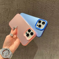 Coque de téléphone d'affaires minimaliste de qualité supérieure de style Instagram à texture originale coréenne pour iPhone 16pro Max Niche Design