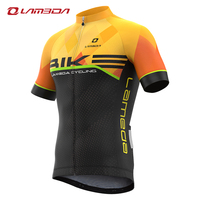 LAMEDA Qualité Submilation Impression Couleur Pantone Personnalisé Pro Maillot de Cyclisme À Manches Courtes