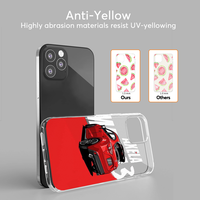 Coque arrière souple transparente personnalisée en TPU pour téléphones portables iPhone 18 Pro, 18 Pro Max, 17 Pro Max, 17, 16, 15, 14, 13, 12