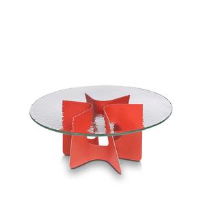 Tavolo da tè in vetro artistico stile moderno piccolo albero rosso Designer Art <span class=keywords><strong>ristorante</strong></span> mobili creativi casa aliena <span class=keywords><strong>tavolino</strong></span> - Product Image 3