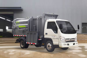 Foton รถบรรทุกขยะ4CBM ข้างรถเทรลเลอร์ขนาดเล็ก5 CBM รถดัมพ์ขยะข้างรถบรรทุกขยะ - Product Image 3