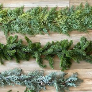 MEICHUANGHUI la migliore vendita di natale artificiale ghirlanda di natale in Rattan Custom natale ghirlanda decorazione ghirlanda per buon natale - Product Image 6