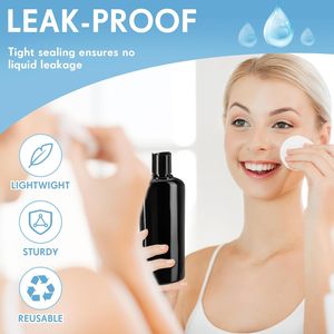 Empty Shampoo Lotions Package 50ml 100ml 150ml 250ml 300ml PET Plastic <b>Bottles</b> with Press Disc Cap - Product Image 4