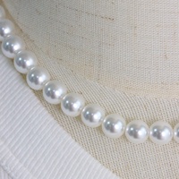 Collier Ras du Cou Personnalisé en Or, Argent et Perles avec Pendentif Lettre Initiale A-Z Pavé Effet Bulle pour Femme