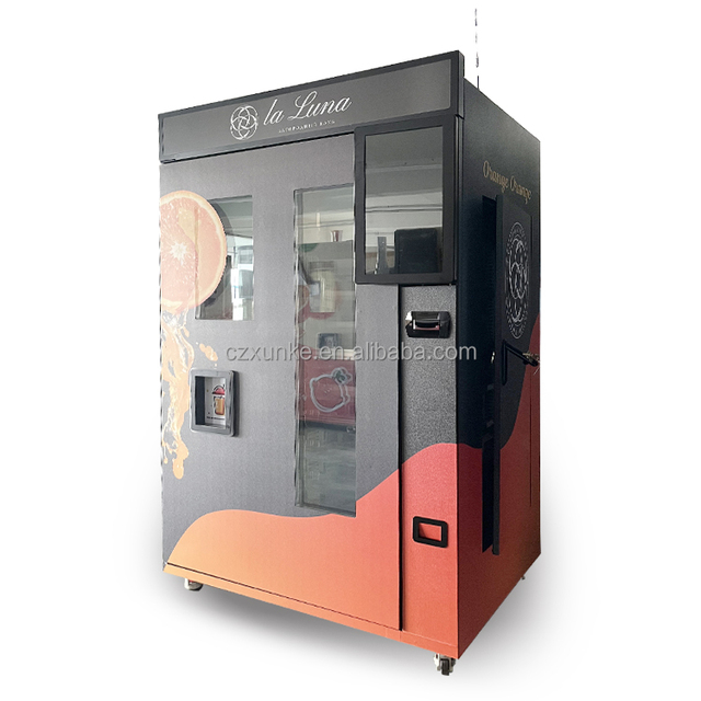 100% Pure Apple Juice Dispenser Fully Automatic Natural Fruit Vending Machine with Cooling System for Malls Self-Service