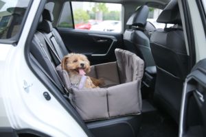 Asiento de <span class=keywords><strong>Coche</strong></span> Multifuncional para Perros, Cama de Viaje Portátil para Mascotas, Asiento Elevador Plegable para Perros, para Perros y Gatos Pequeños y Medianos - Product Image 2