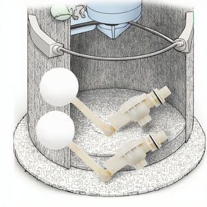توصيل في الوقت المناسب "، 1" 1 "-1" 1-"2" صمام مستوى الماء ، كرة أوتوماتيكية بتحكم في مستوى الماء - Product Image 1