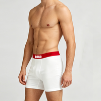 Boxers de sport tendance pour hommes, style hip-hop, en pur coton respirant, sous-vêtements en coton, lot de 4 pièces