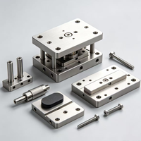 Pièces de support pour automatisation par usinage CNC de prototypes rapides, composants en alliage d'aluminium pour station robotique d'automatisation industrielle
