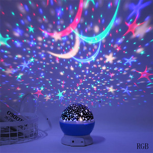 Lámpara Usb giratoria automática de 360 grados, luz nocturna romántica con cambio de <span class=keywords><strong>Color</strong></span>, Led Master Star - Product Image 2