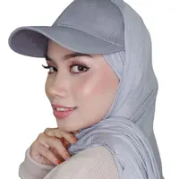 Damen Schals Mode neues Design muslimischen Instant Hijab Baseball Cap Schal Trikot einfachen Schal Hijabs Schals für Frauen