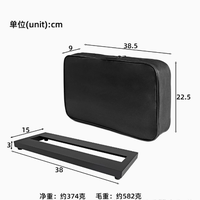 Factory Direct Musical Instrument Accessories Guitar Effect Pedal Board Medium Size Durable Aluminum Alloy Stage Gear