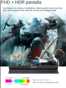 17.3 pulgadas 1080P IPS pantalla monitor portátil para computadora portátil <span class=keywords><strong>PC</strong></span> <span class=keywords><strong>MAC</strong></span> teléfono PS4 incluyen cubierta inteligente - Product Image 6