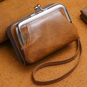 Yeni moda düşük fiyat organ nakit kimlik kartı tutucu retro kadınlar lady PU deri kredi kartlıklı cüzdan seyahat için fermuar ile - Product Image 6