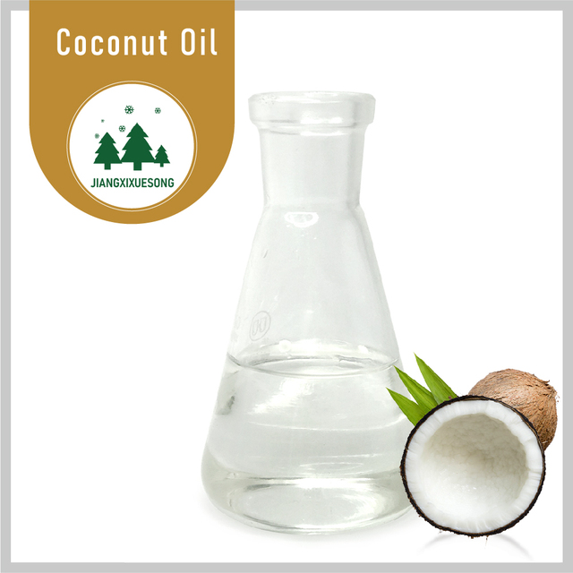 Factory Wholesale Bulk 100% Pure Natural Cold Pressed Carrier Oil Organic Coconut Oil for Cosmetics  Skincare Skin Hair Care