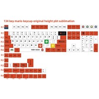 Profil Cherry, mignon, dessin animé Mario, personnalisation, sublimation par transfert thermique, PBT, OEM, touches de clavier mécanique