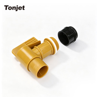 Kit complet de robinet pour fût standard de 200 L avec adaptateur de 2 pouces pour outil de distribution de liquides chimiques industriels à usage intensif