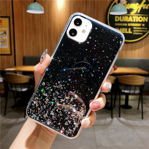 <span class=keywords><strong>Cover</strong></span> per <span class=keywords><strong>iPhone</strong></span> 17 Pro Max in <span class=keywords><strong>Silicone</strong></span> con Glitter a Stella, Accessorio Morbido in TPU Trasparente, Regalo per Lei - Product Image 6