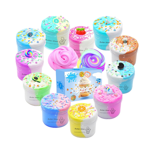 Merrycoo <b>Slime</b> Suppliers Hot Selling Playdough Crystal Clear Gradient Transparent Crystal Mud Non-Stick Fluffy <b>Slime</b> for Ages - Product Image 4